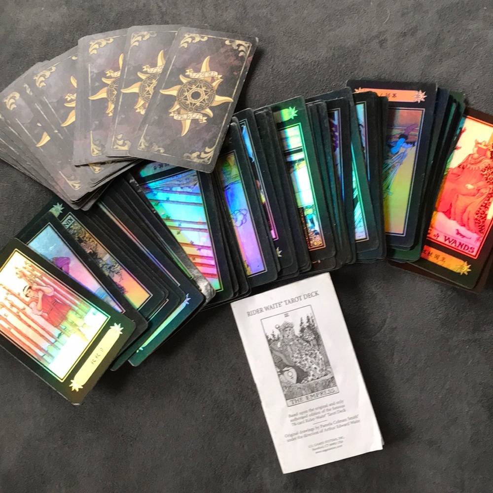 Unique vintage 90’s Arthur Edward Waite tarot desk